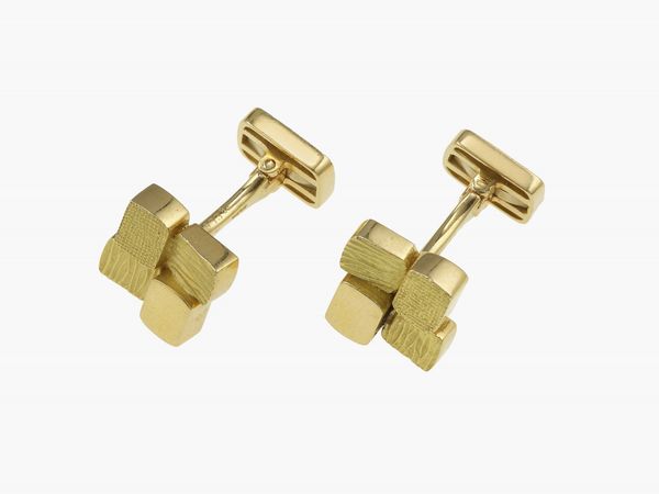 Maubussin, Paris. Bottoni da polso  - Asta Fine jewels - Associazione Nazionale - Case d'Asta italiane