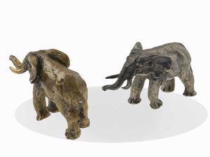 M. Buccellati. Due elefanti  - Asta Fine jewels - Associazione Nazionale - Case d'Asta italiane