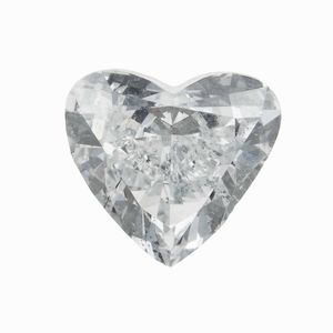 Diamante taglio cuore di ct 2.12, colore D, caratteristiche interne SI2, fluorescenza media blu  - Asta Fine jewels - Associazione Nazionale - Case d'Asta italiane