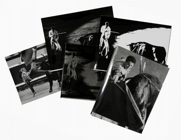 Raccolta fotografie di toreri e corride.  - Asta Libri, manoscritti e riviste [ASTA A TEMPO] - Associazione Nazionale - Case d'Asta italiane