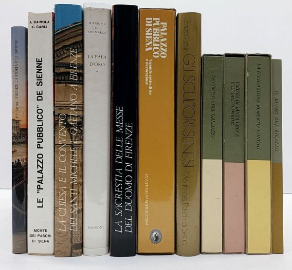 Lotto di 11 pubblicazioni sull'arte di Firenze e Siena.  - Asta Libri, manoscritti e riviste [ASTA A TEMPO] - Associazione Nazionale - Case d'Asta italiane