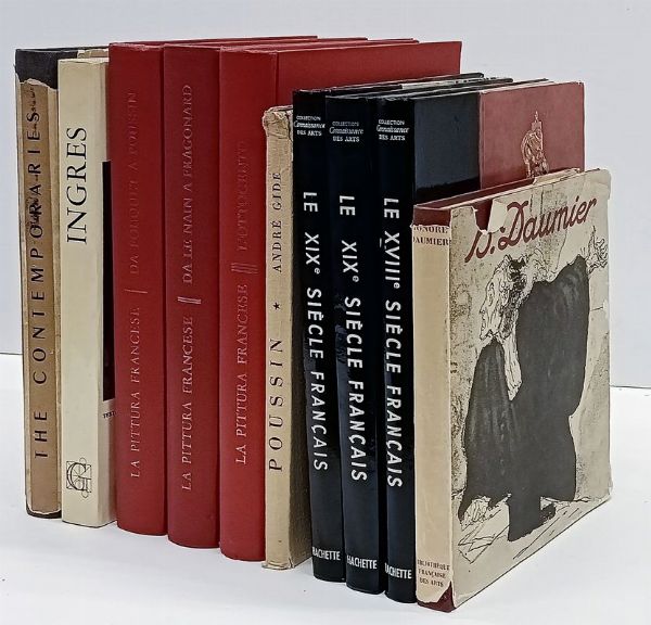 Lotto di 10 opere di pittura francese.  - Asta Libri, manoscritti e riviste [ASTA A TEMPO] - Associazione Nazionale - Case d'Asta italiane