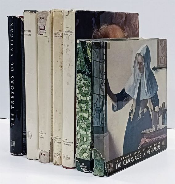 Lotto di 7 edizioni Skira in lingua francese.  - Asta Libri, manoscritti e riviste [ASTA A TEMPO] - Associazione Nazionale - Case d'Asta italiane