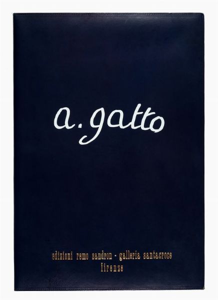 ALFONSO GATTO : Alfonso Gatto. 5 litografie, 5 poesie, 1 poesia autografata.  - Asta Libri, manoscritti e riviste [ASTA A TEMPO] - Associazione Nazionale - Case d'Asta italiane
