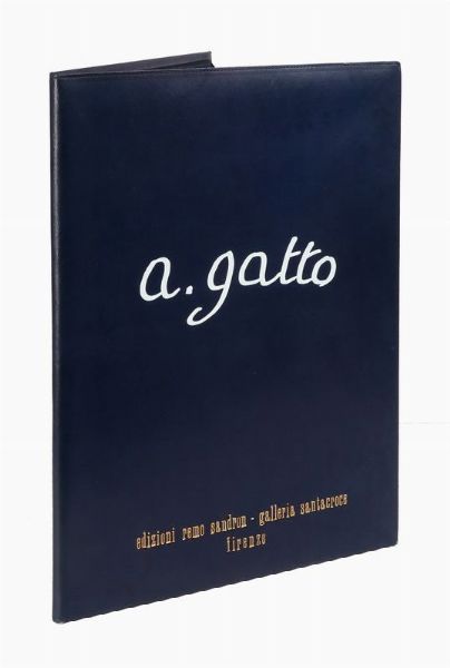 ALFONSO GATTO : Alfonso Gatto. 5 litografie, 5 poesie, 1 poesia autografata.  - Asta Libri, manoscritti e riviste [ASTA A TEMPO] - Associazione Nazionale - Case d'Asta italiane