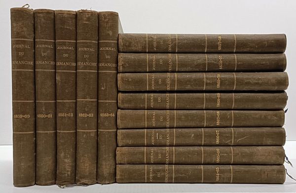 Journal du Dimanche. Littrature, Histoire, Voyages, Musique.  - Asta Libri, manoscritti e riviste [ASTA A TEMPO] - Associazione Nazionale - Case d'Asta italiane