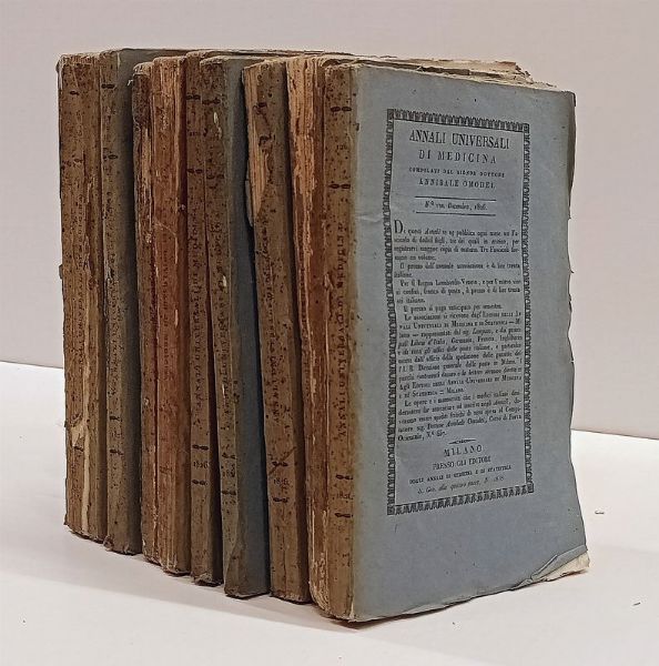 Annali Universali di medicina compilati da Annibale Omodei.  - Asta Libri, manoscritti e riviste [ASTA A TEMPO] - Associazione Nazionale - Case d'Asta italiane