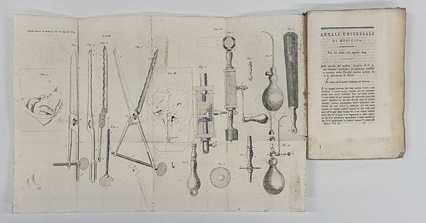 Annali Universali di medicina compilati da Annibale Omodei.  - Asta Libri, manoscritti e riviste [ASTA A TEMPO] - Associazione Nazionale - Case d'Asta italiane