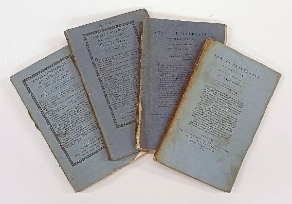 Annali Universali di medicina compilati da Annibale Omodei.  - Asta Libri, manoscritti e riviste [ASTA A TEMPO] - Associazione Nazionale - Case d'Asta italiane