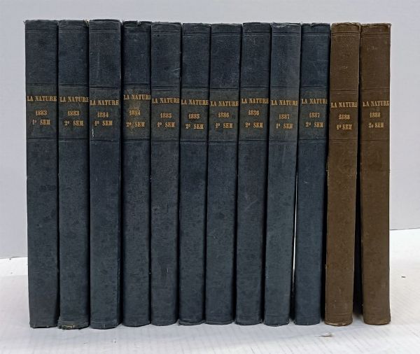 La Nature. Revue des sciences et de leurs applications aux arts et a l'industrie.  - Asta Libri, manoscritti e riviste [ASTA A TEMPO] - Associazione Nazionale - Case d'Asta italiane
