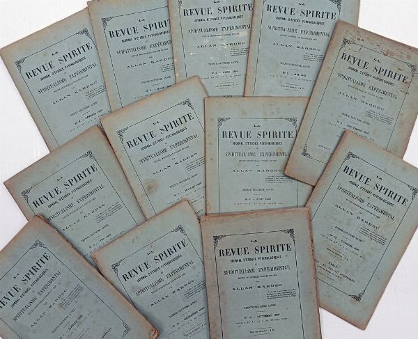 La Revue Spirite. Journal d'tudes psychologiques et spiritualisme exprimental.  - Asta Libri, manoscritti e riviste [ASTA A TEMPO] - Associazione Nazionale - Case d'Asta italiane