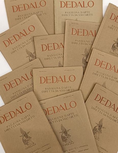 Dedalo. Rassegna d'arte diretta da Ugo Ojetti.  - Asta Libri, manoscritti e riviste [ASTA A TEMPO] - Associazione Nazionale - Case d'Asta italiane