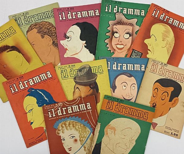 Il Dramma. Quindicinale di commedie di grande interesse diretto da Lucio Ridenti.  - Asta Libri, manoscritti e riviste [ASTA A TEMPO] - Associazione Nazionale - Case d'Asta italiane