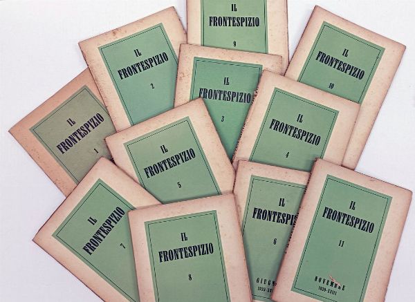 Il Frontespizio.  - Asta Libri, manoscritti e riviste [ASTA A TEMPO] - Associazione Nazionale - Case d'Asta italiane