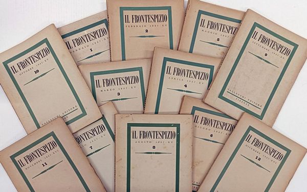 Il Frontespizio.  - Asta Libri, manoscritti e riviste [ASTA A TEMPO] - Associazione Nazionale - Case d'Asta italiane