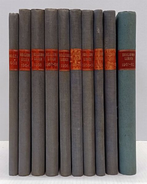 Realt, (poi) Realismo lirico. Rivista bimestrale di letteratura.  - Asta Libri, manoscritti e riviste [ASTA A TEMPO] - Associazione Nazionale - Case d'Asta italiane