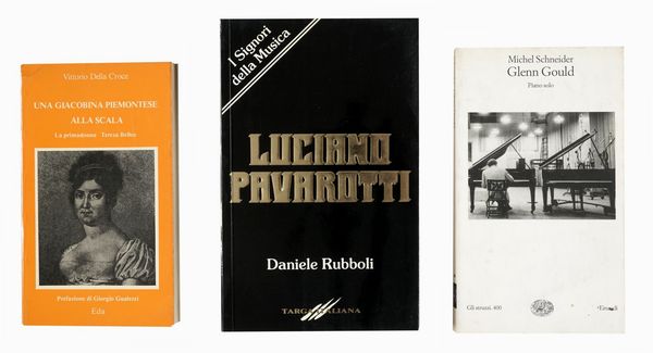 Raccolta di 26 opere relative alla storia della musica (compositori, musicisti, cantanti, artisti ecc.).  - Asta Libri, manoscritti e riviste [ASTA A TEMPO] - Associazione Nazionale - Case d'Asta italiane