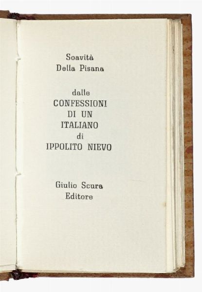 Due copie della Collezioncina del Gelso.  - Asta Libri, manoscritti e riviste [ASTA A TEMPO] - Associazione Nazionale - Case d'Asta italiane
