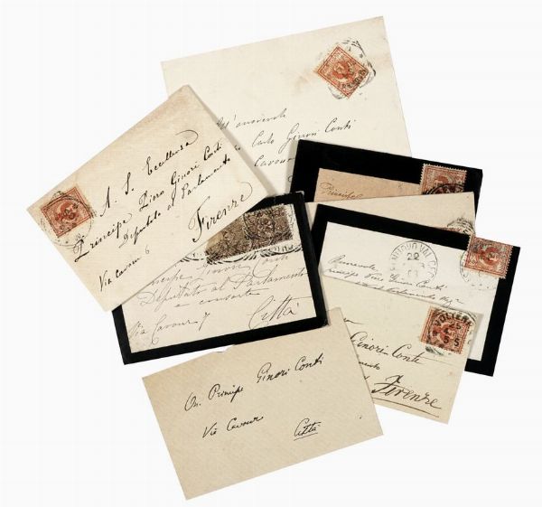 Raccolta di oltre 500 biglietti da visita di nobili, ambasciatori e politici italiani.  - Asta Libri, manoscritti e riviste [ASTA A TEMPO] - Associazione Nazionale - Case d'Asta italiane