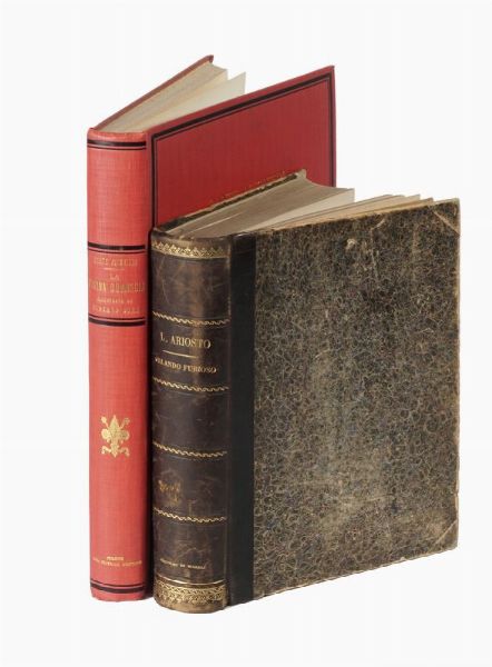 DANTE ALIGHIERI : La Divina Commedia illustrata da Gustavo Dor [...] per cura di Eugenio Camerini.  - Asta Libri, manoscritti e riviste [ASTA A TEMPO] - Associazione Nazionale - Case d'Asta italiane