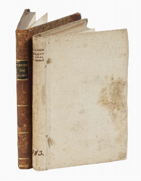 MATTEO BIFFI TOLOMEI : Confronto della ricchezza dei paesi che godono libert nel commercio del frumento con [...] la Toscana...  - Asta Libri, manoscritti e riviste [ASTA A TEMPO] - Associazione Nazionale - Case d'Asta italiane