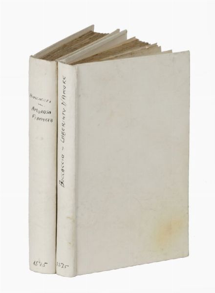 GIOVANNI BOCCACCIO : L'amorosa Fiammetta.  - Asta Libri, manoscritti e riviste [ASTA A TEMPO] - Associazione Nazionale - Case d'Asta italiane