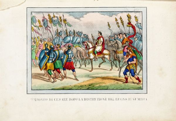 LON GALIBERT : Storia d'Algeri dal primo stabilimento de' Cartaginesi fino alle ultime guerre combattutevi ai giorni nostri dalle armi di Francia... Tomo I (-II).  - Asta Libri, manoscritti e riviste [ASTA A TEMPO] - Associazione Nazionale - Case d'Asta italiane