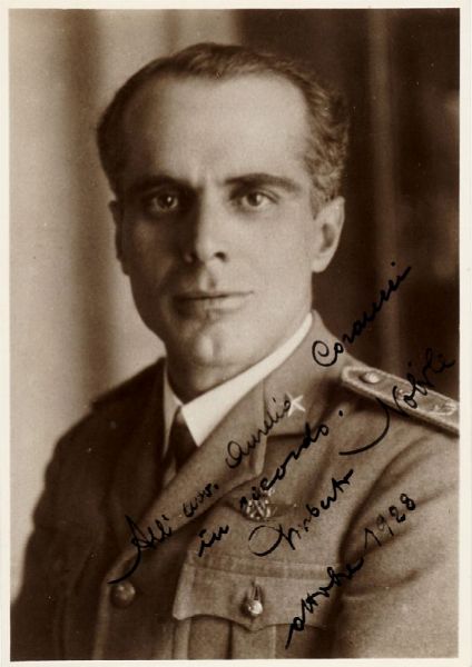 UMBERTO NOBILE : Ritratto fotografico con dedica e firma autografa.  - Asta Libri, manoscritti e riviste [ASTA A TEMPO] - Associazione Nazionale - Case d'Asta italiane