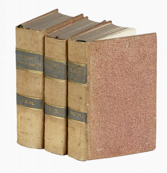 FRANOIS LEVAILLANT : Primo viaggio [...] nell'interno dell'Africa pel Capo Buona Speranza. Traduzione dall'originale francese di F. Contarini Tomo I (-III).  - Asta Libri, manoscritti e riviste [ASTA A TEMPO] - Associazione Nazionale - Case d'Asta italiane