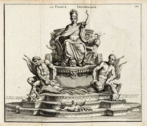 SIMON THOMASSIN : Recueil des figures, groupes, thermes, fontaines, vases et autres ornemens [...] dans le Chateau et Parc de Versailles...  - Asta Libri, manoscritti e riviste [ASTA A TEMPO] - Associazione Nazionale - Case d'Asta italiane