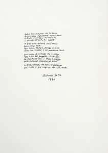 ALFONSO GATTO : Alfonso Gatto. 5 litografie, 5 poesie, 1 poesia autografata.  - Asta Libri, manoscritti e riviste [ASTA A TEMPO] - Associazione Nazionale - Case d'Asta italiane