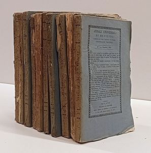 Annali Universali di medicina compilati da Annibale Omodei.  - Asta Libri, manoscritti e riviste [ASTA A TEMPO] - Associazione Nazionale - Case d'Asta italiane