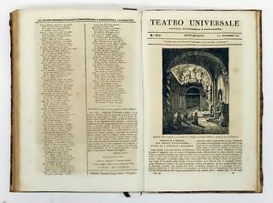 Teatro Universale. Raccolta enciclopedica e scenografica...  - Asta Libri, manoscritti e riviste [ASTA A TEMPO] - Associazione Nazionale - Case d'Asta italiane