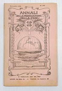 Annali della propagazione della fede.  - Asta Libri, manoscritti e riviste [ASTA A TEMPO] - Associazione Nazionale - Case d'Asta italiane