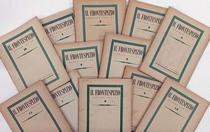 Il Frontespizio.  - Asta Libri, manoscritti e riviste [ASTA A TEMPO] - Associazione Nazionale - Case d'Asta italiane