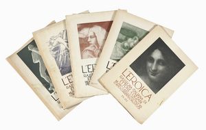 ETTORE COZZANI - Lotto composto di 39 numeri de L'Eroica. Rassegna italiana di Ettore Cozzani.