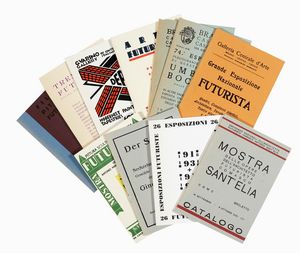 Esposizioni futuriste II serie. 1918-1931.  - Asta Libri, manoscritti e riviste [ASTA A TEMPO] - Associazione Nazionale - Case d'Asta italiane