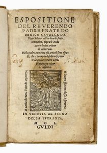 DOMENICO CAVALCA - Espositione [...] sopra il Credo overo dodeci articoli della fede...