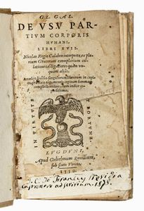 CLAUDIUS GALENUS - De Usu partium corporis humani...