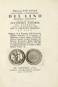 GAETANO HARASTI - Della pi utile coltivazione e manipolazione del lino.