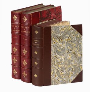 JEAN (DE) LA FONTAINE : Contes [...] avec illustrations de Fragonard, reimpression de l'dition de Didot, 1795... Tome premier (-second).  - Asta Libri, manoscritti e riviste [ASTA A TEMPO] - Associazione Nazionale - Case d'Asta italiane