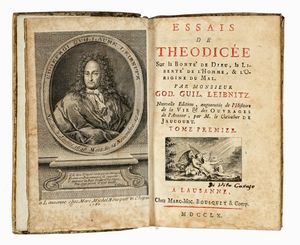 GOTTFRIED WILHELM VON LEIBNIZ - Lotto composto di 3 opere in lingua francese.