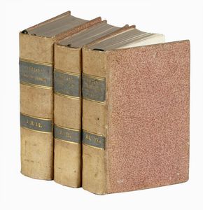 FRANOIS LEVAILLANT : Primo viaggio [...] nell'interno dell'Africa pel Capo Buona Speranza. Traduzione dall'originale francese di F. Contarini Tomo I (-III).  - Asta Libri, manoscritti e riviste [ASTA A TEMPO] - Associazione Nazionale - Case d'Asta italiane