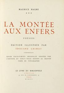 MAURICE MAGRE : La Monte aux Enfers.  - Asta Libri, manoscritti e riviste [ASTA A TEMPO] - Associazione Nazionale - Case d'Asta italiane