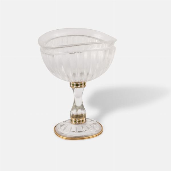 COPPA IN CRISTALLO DI ROCCA  - Asta Speciale Gioielli - Associazione Nazionale - Case d'Asta italiane