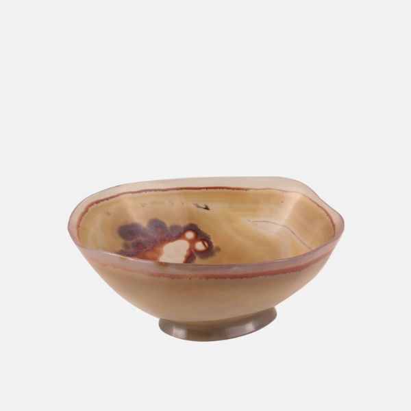 CIOTOLA IN AGATA BICOLORE  - Asta Speciale Gioielli - Associazione Nazionale - Case d'Asta italiane