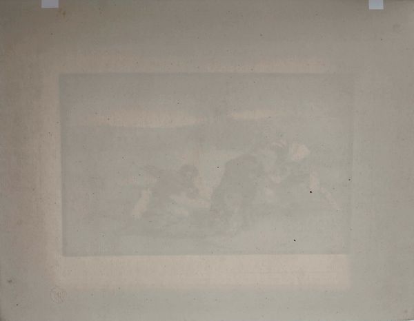 Francisco Goya : Goya Francisco  (Fuendetodos, 1746  Bordeaux, 1828) Otro modo de cazar a pie.  - Asta Libri Antichi e Rari. Incisioni - Associazione Nazionale - Case d'Asta italiane