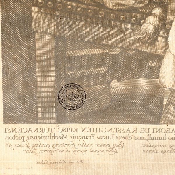 Pieter Van Schuppen : Pieter Van Schuppen (da Pietr Paul Rubens) Ritratto di Francesco Villani (1632 circa)  - Asta Libri Antichi e Rari. Incisioni - Associazione Nazionale - Case d'Asta italiane