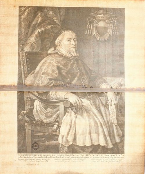 Pieter Van Schuppen : Pieter Van Schuppen (da Pietr Paul Rubens) Ritratto di Francesco Villani (1632 circa)  - Asta Libri Antichi e Rari. Incisioni - Associazione Nazionale - Case d'Asta italiane