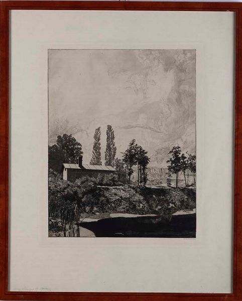 Max Klinger : Acquaforte e acquatinta. Mm 422 x 336 Mittag (Mezzogiorno)  - Asta Libri Antichi e Rari. Incisioni - Associazione Nazionale - Case d'Asta italiane